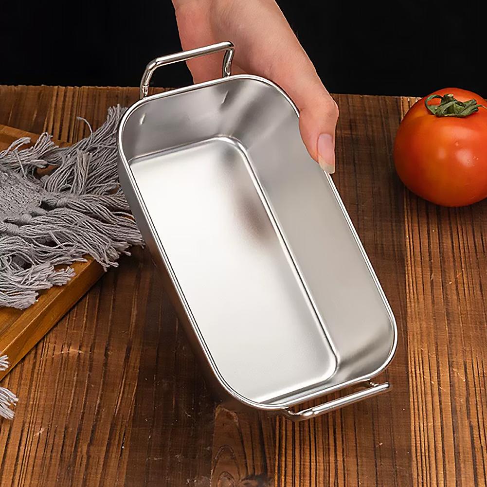 Korean Food Snacks - Serving Trays With Handle Korean Stainless
