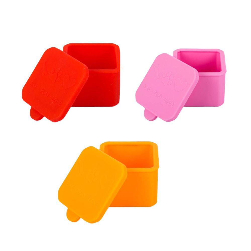 Food Snacks Distribution - 1/3pcs Reusable Silicone Food Distribution Box