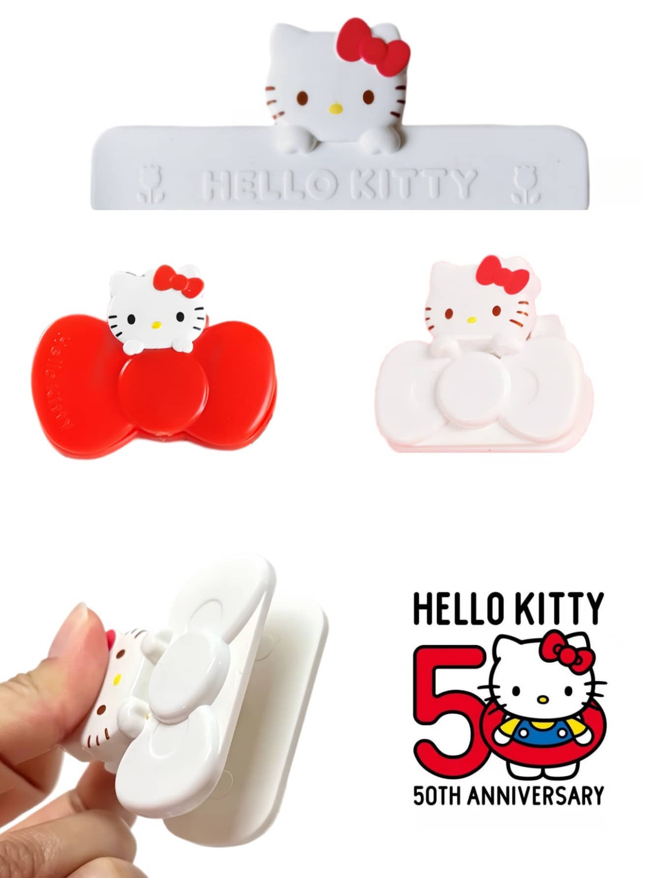 Food Good Snacks - 1/2pcs/set hellokittys Food Bag Clips with
