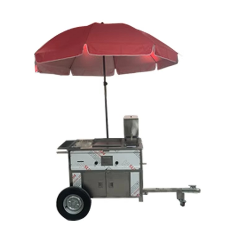 Compact Mobile Snack Food Cart - đánh giá và giá Snacks Food Stall