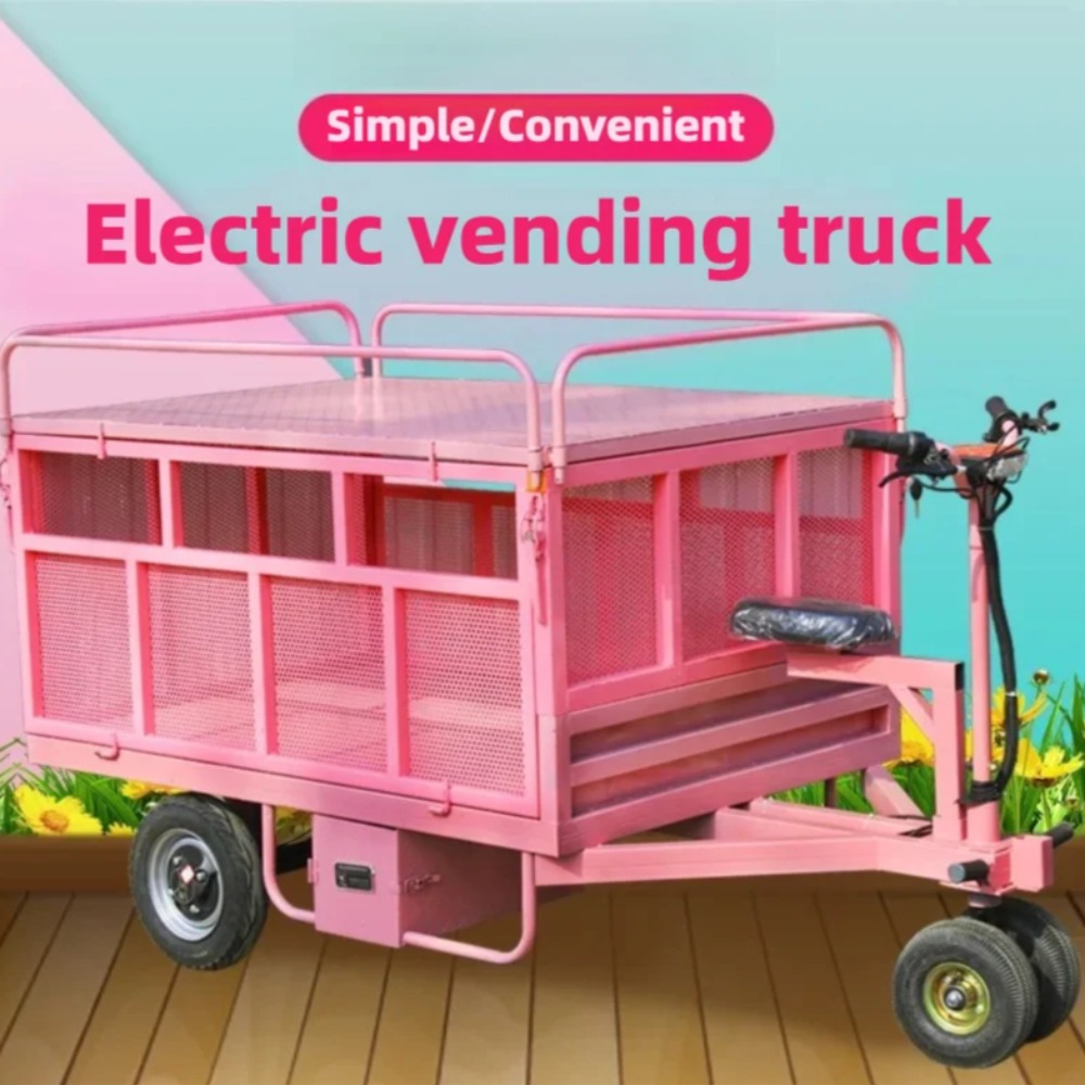 3 Wheel Electric Flat Cart Rev - đánh giá và giá Snacks Food Stall