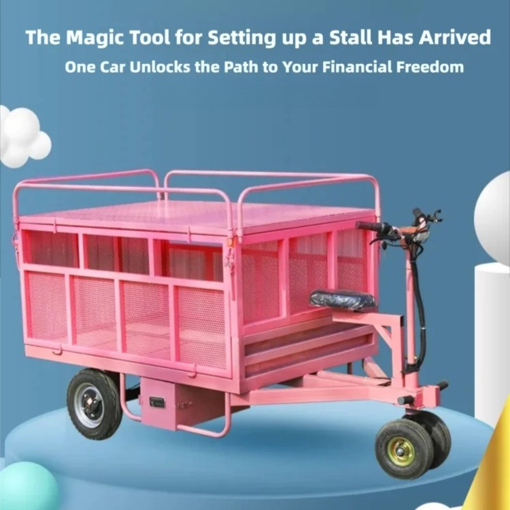 3 Wheel Electric Flat Cart Rev - đánh giá và giá Snacks Food Stall