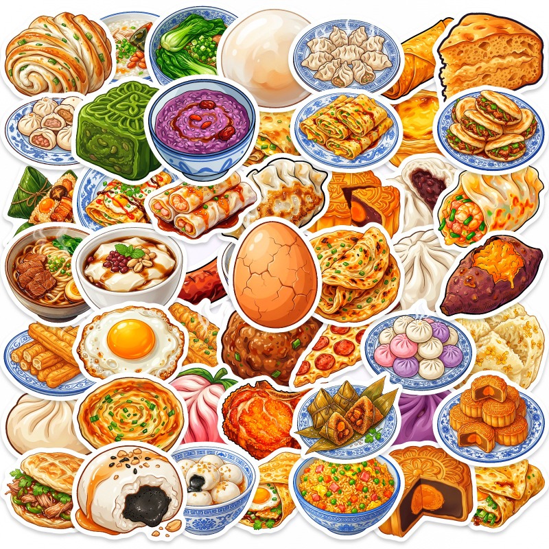 50pcs Chinese Food Diary, Non- - đánh giá và giá Food Good Snacks