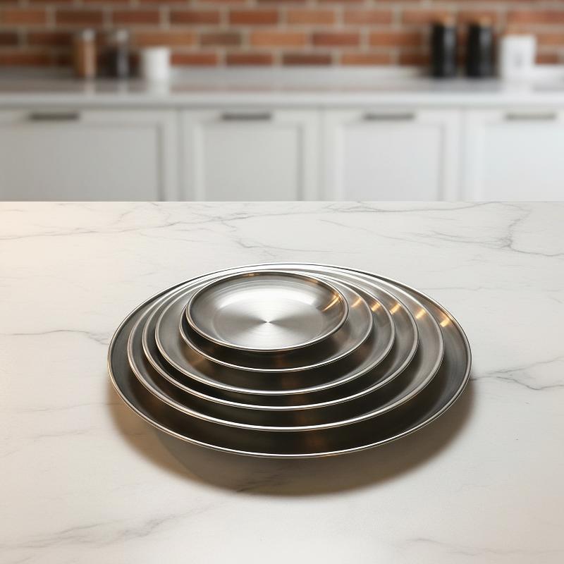 Stainless Steel Plate Food Gra - đánh giá và giá Korean Food Snacks