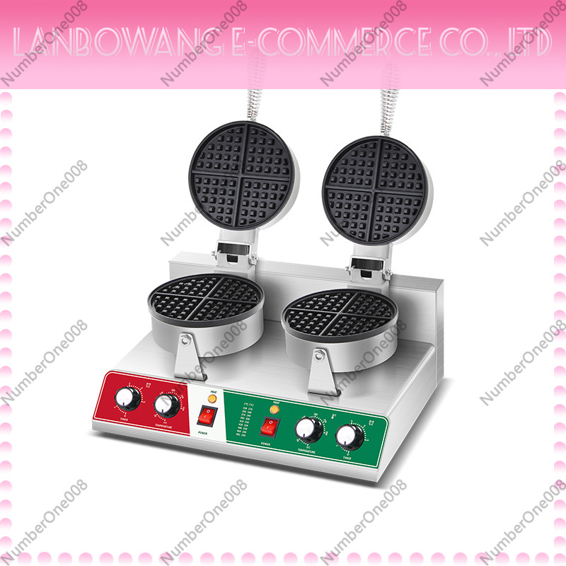 Rotating Waffle Maker Griddle  - đánh giá và giá Snacks Food Stall