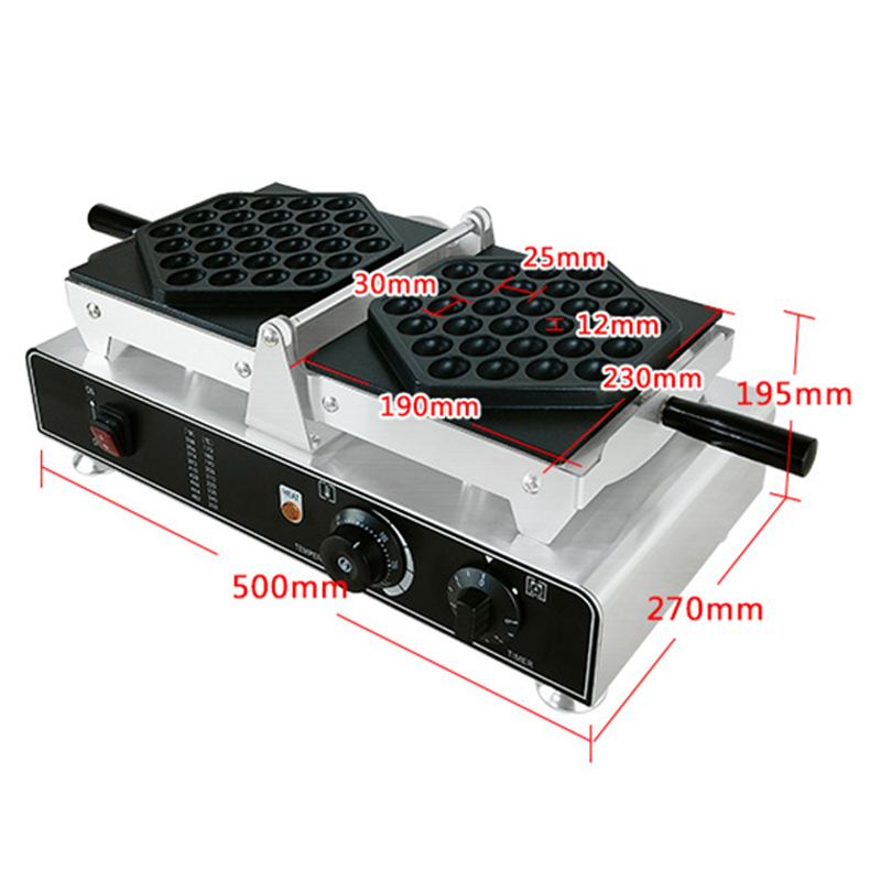 1500W Waffle Maker Commercial  - đánh giá và giá Snacks Food Stall