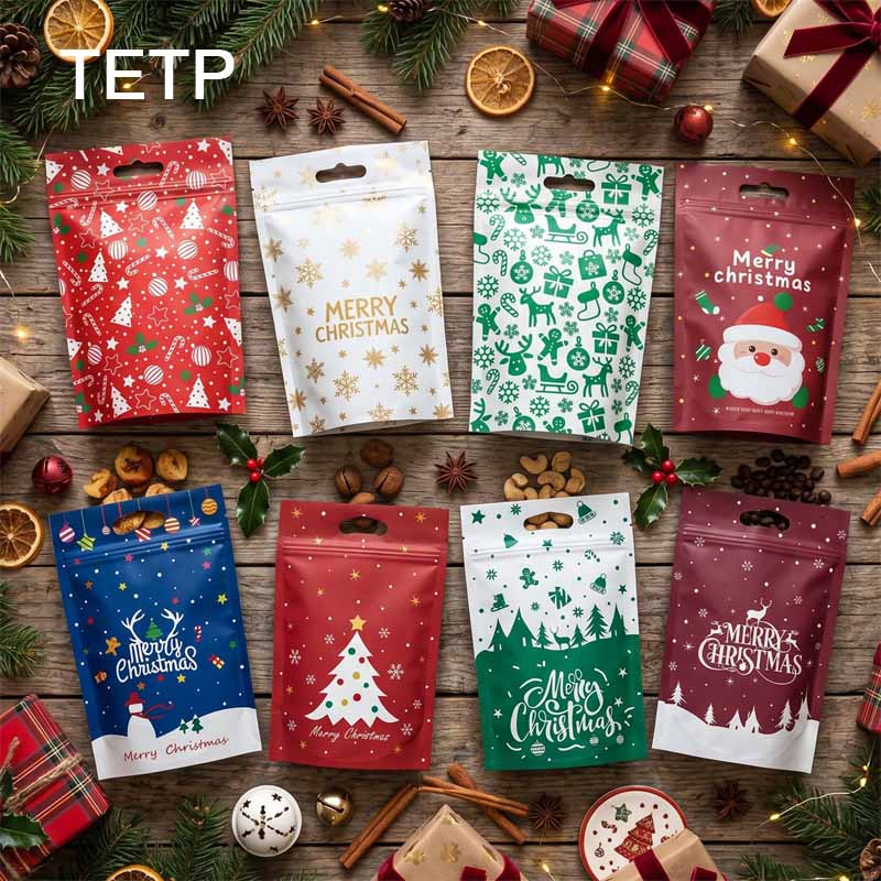TETP Xmas Cartoon Self‑Sealing - đánh giá và giá Xmas Food Snacks